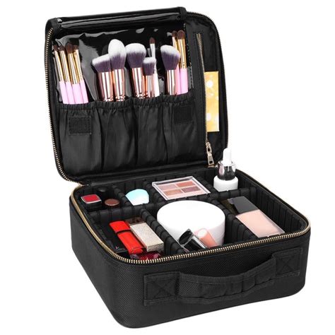 cosmetic metal boxes in carry on luggage|makeup in carry on suitcase.